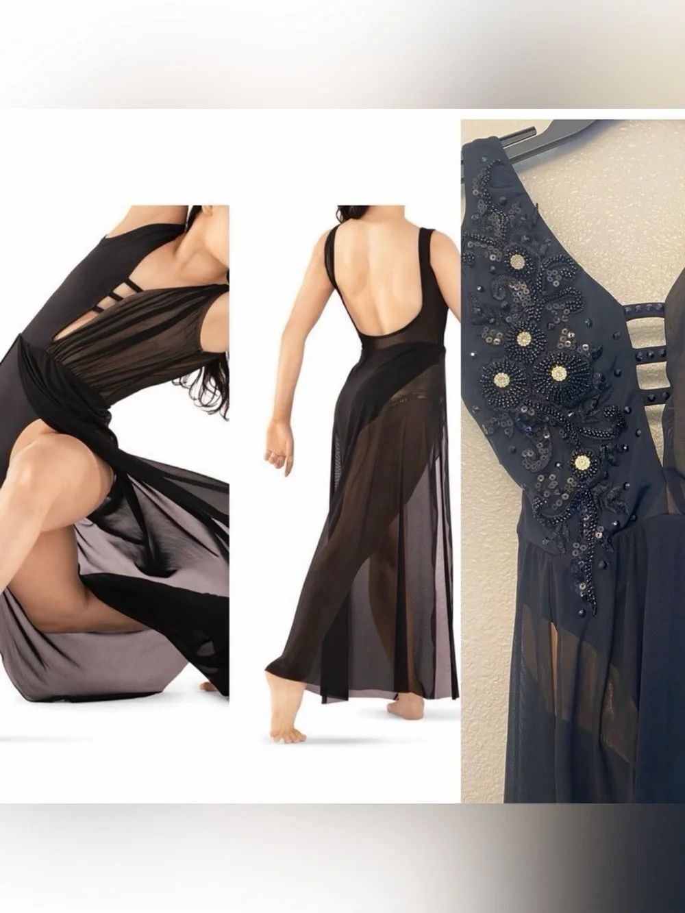 Tenth House solo custom 2 Die 4 Dance costume black lyrical EPIPHANY TD23416 SA
